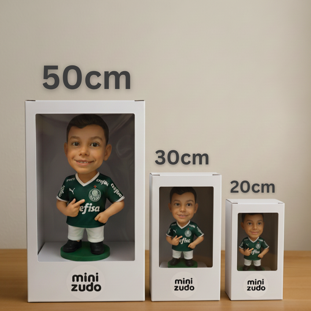 Caixa colecionável minizudo com miniatura personalizada